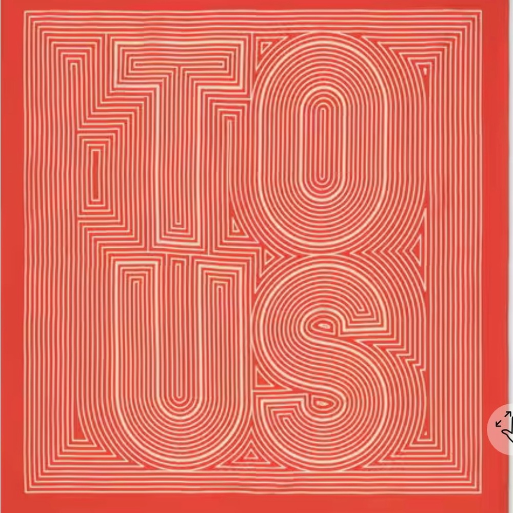 100% Silk Square Scarf TOUS Maze